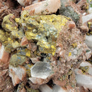 Quartz, Calcite, Pyrite & Chalcopyrite - Statement Specimen - Mexico