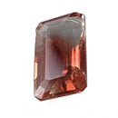 Oregon sunstone faceted emerald cut gemstone, 0.83ct, from Plush, Oregon, view 3 of 10