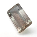 Oregon sunstone faceted emerald cut gemstone, 1.88ct, from Plush, Oregon, view 5 of 9