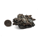 Native Silver with Acanthite and Calcite - Specimen