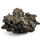 Native Silver with Acanthite and Calcite - Specimen
