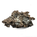 Native Silver with Acanthite and Calcite - Specimen