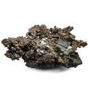 Native Silver with Acanthite and Calcite - Specimen