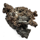Native Silver with Acanthite and Calcite - Specimen