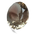 Oregon sunstone faceted oval gemstone, 2.73ct, from Plush, Oregon, view 7 of 8