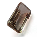 Oregon sunstone faceted emerald cut gemstone, 2.95ct, from Plush, Oregon, view 2 of 10