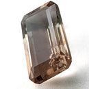 Oregon sunstone faceted emerald cut gemstone, 2.95ct, from Plush, Oregon, view 3 of 10