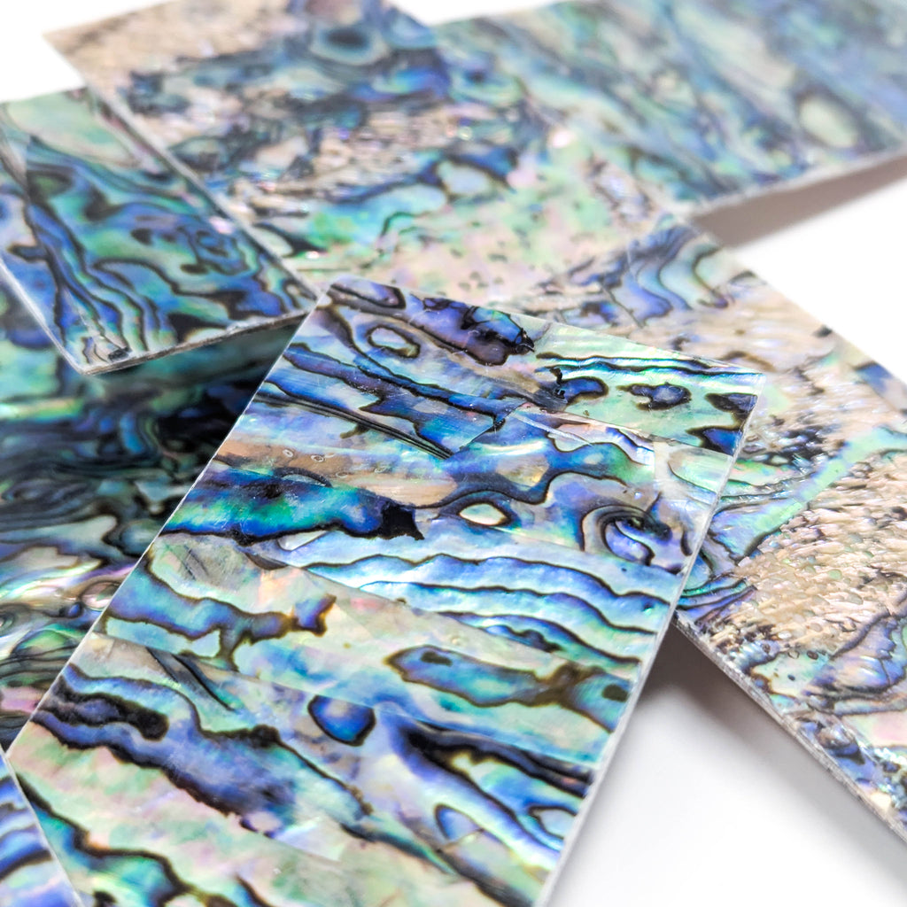 Sheee Shell Abalone Shell Sheet - Rectangle Blank for Inlay