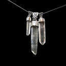Actinolite Quartz - Capped Crystal Pendant - Broken Ox Creations - BC, Canada