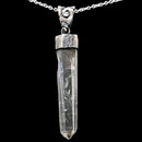 Actinolite Quartz - Capped Crystal Pendant - Broken Ox Creations - BC, Canada
