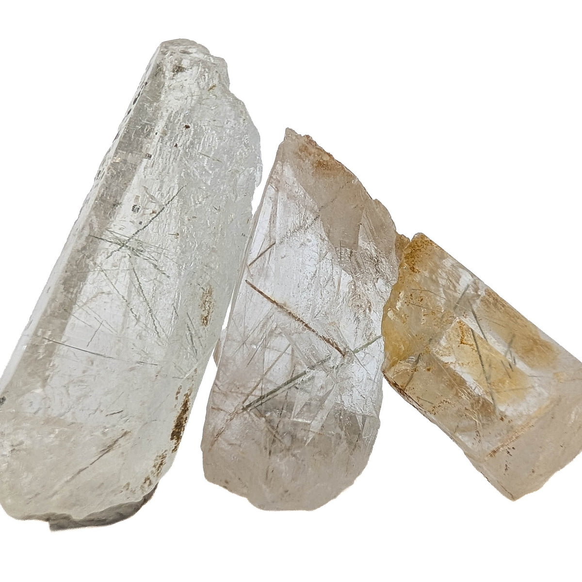 Actinolite Quartz - (Facet Grade) - Rough - View 1