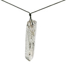 Actinolite Quartz - Monopoint - Drilled Pendant - Broken Ox Creations - BC, Canada