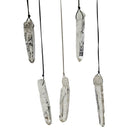Actinolite Quartz - Monopoint - Drilled Pendant - Broken Ox Creations - BC, Canada