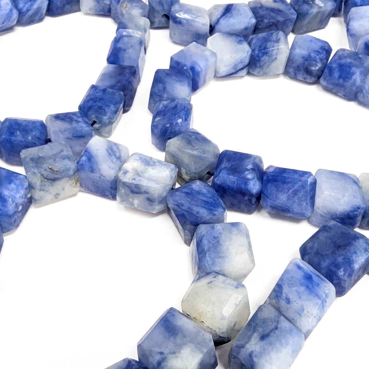 Afghanite bead bracelet: bracelets overlapping