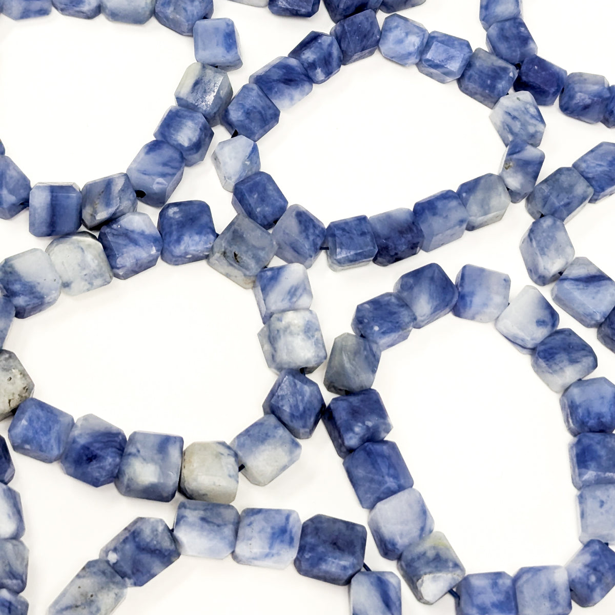 Afghanite bead bracelet: bracelets spread out