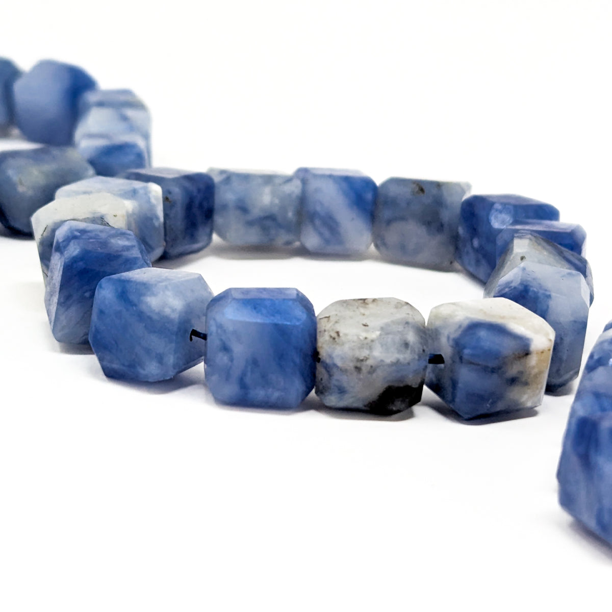 Afghanite bead bracelet: bracelets in a row