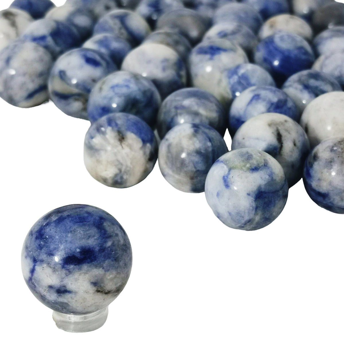 Afghanite mini sphere from Badakhshan, Afghanistan.