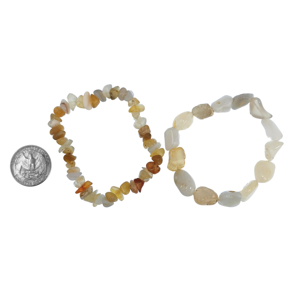 Agate Bead bracelet.