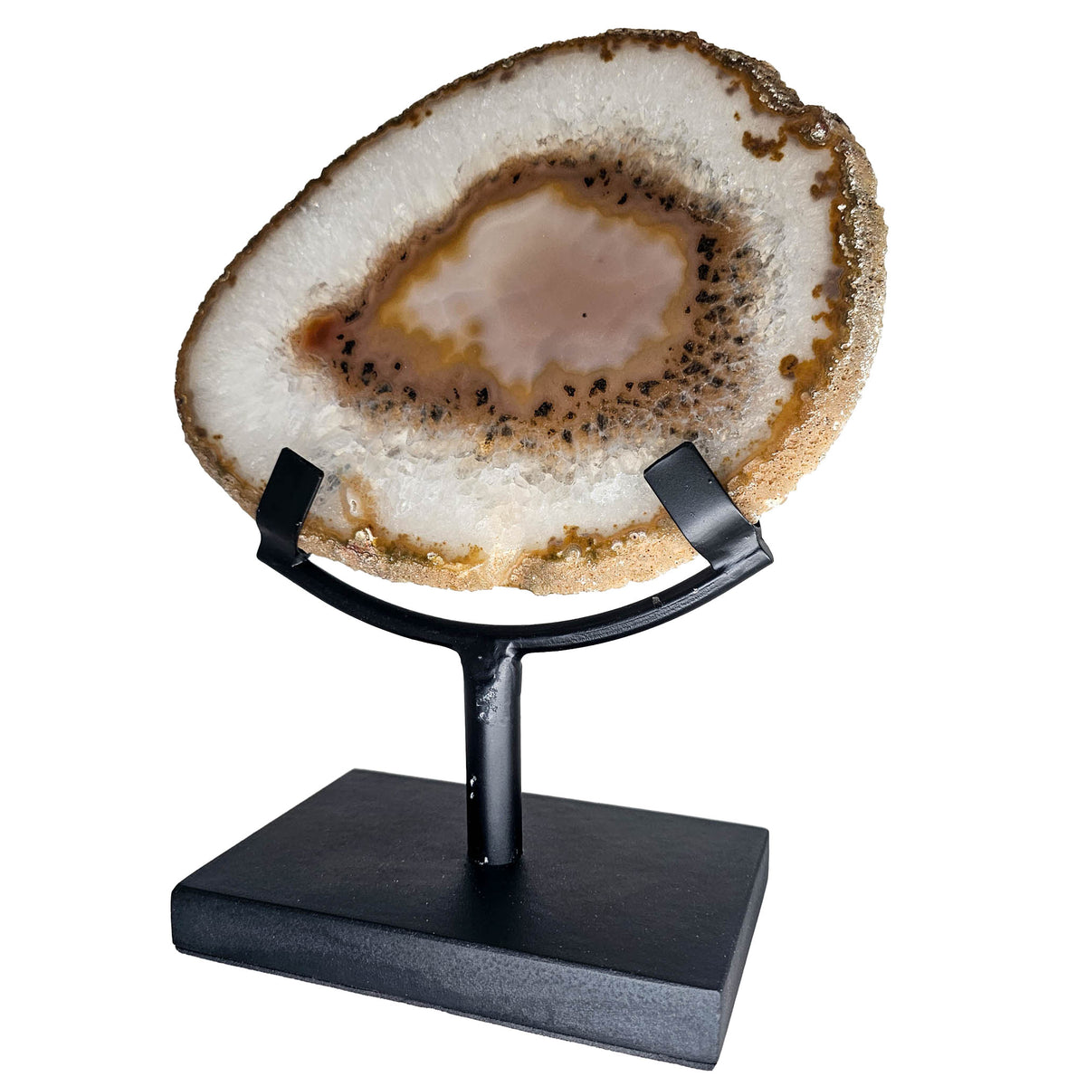 Agate slab stand – stand holding an agate slice