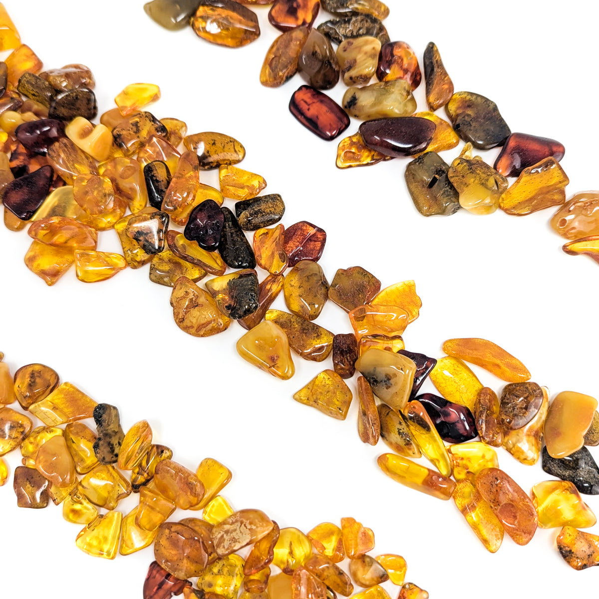 Amber tumble from Mexico.