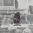 Amethyst - Mounted On Stand - Statement Specimen - Brazil