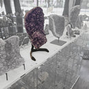 Amethyst - Mounted On Stand - Statement Specimen - Brazil