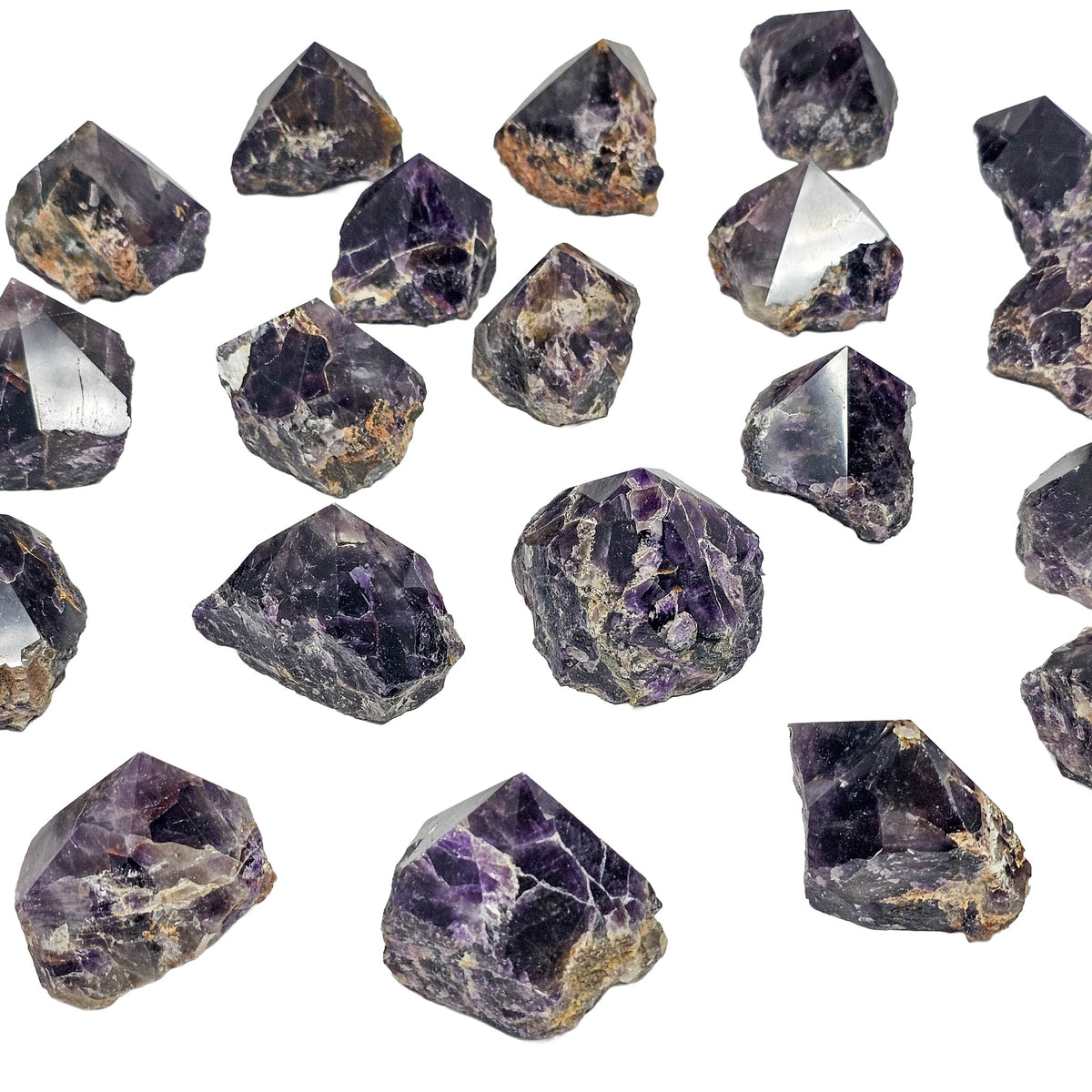 Amethyst power point from Brazil – scattered points