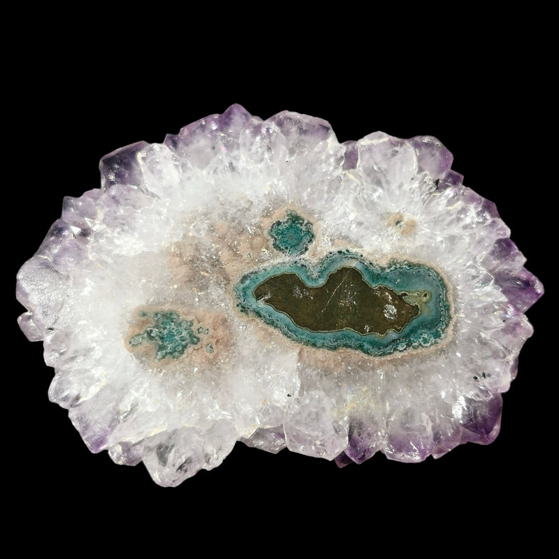 Amethyst Stalactite Slices - Mineral