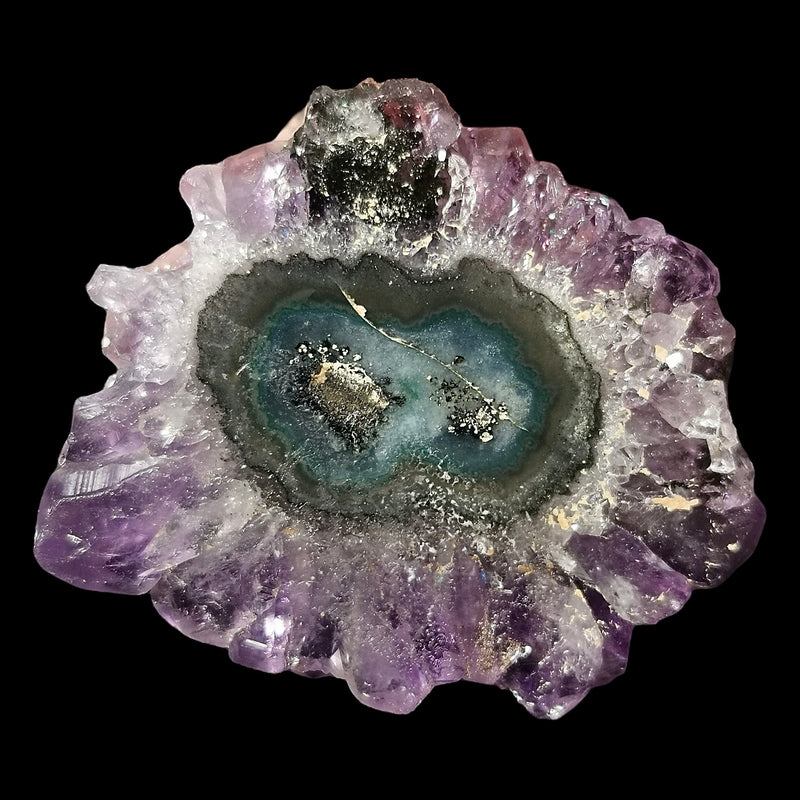 Amethyst Stalactite Slices - Mineral