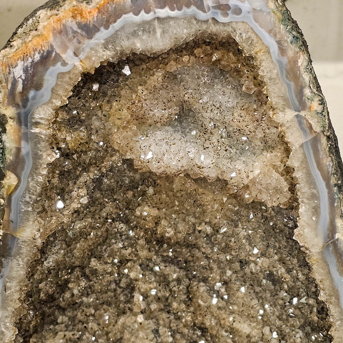 Amethyst cathedral geode statement specimen, a variety of quartz, from Rio Grande do Sul, Brazil.