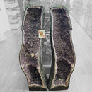 Amethyst - Cathedral Geode Pair - Statement Specimen