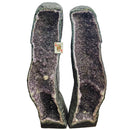 Amethyst - Cathedral Geode Pair - Statement Specimen