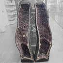 Amethyst - Cathedral Geode Pair - Statement Specimen
