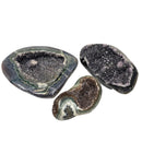 Amethyst Druze - Freeform Palmstone - Brazil - Crown Chakra