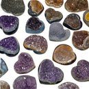 Amethyst Druze - Heart - Brazil - Crown Chakra