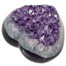 Amethyst Druze - Heart - Brazil - Crown Chakra