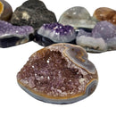 Amethyst Druze - Heart - Brazil - Crown Chakra