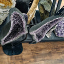 Amethyst - Butterfly Geode on Stand - Statement Specimen