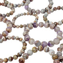 Amethyst Lace Agate - Bead Bracelet