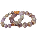 Amethyst Lace Agate - Bead Bracelet