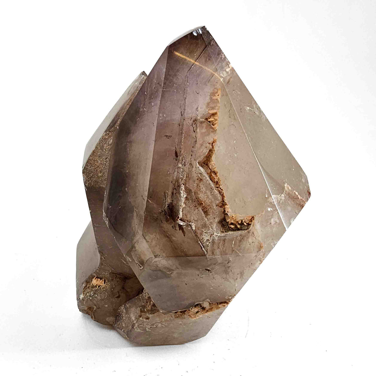 Amethyst Smoky Quartz - Polished Freeform