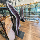 Amethyst - Butterfly Geode on Stand - Statement Specimen