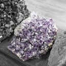 Amethyst with Calcite - Statement Specimen
