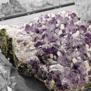 Amethyst with Calcite - Statement Specimen