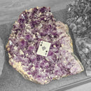 Amethyst with Calcite - Statement Specimen