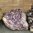 Amethyst with Calcite - Statement Specimen