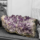 Amethyst with Calcite - Statement Specimen