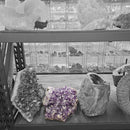 Amethyst with Calcite - Statement Specimen