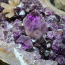 Amethyst with Calcite Burst - Coffee Table - Statement Specimen