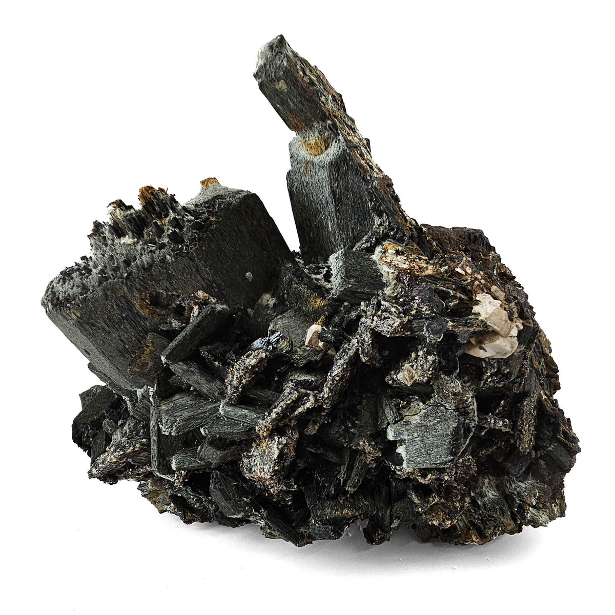 Black Amphibole - Mineral from Morocco, view 4 of 10